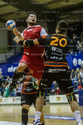 Gdańsk. Hala AWFiS. Mecz PGNiG Superligi Piłki Ręcznej,...