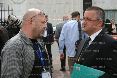 Wizyta papieza Benedykra XVI w Polsce.Centrum prasowe...