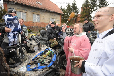 Sobowidz. Rozpoczecie sezonu motocyklowego Jajcarnia...