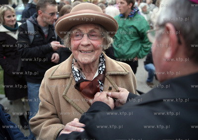 Skwer przed Domem Zdrojowym w Sopocie. Symboliczne...