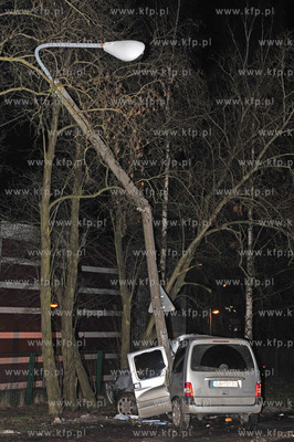 Sopot. Ulica Malczewskiego.  Wypadek samochodowy. Okolo...