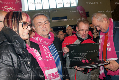 Otwarcie wystawy Trojka w obrazach wielkich mistrzow,...