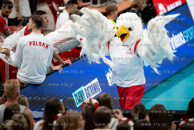 Turniej towarzyski siatkówki w Ergo Arenie. Mecz Polska...