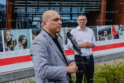 Gdańsk.  Marsz godności dla Białorusi.  Społeczna...