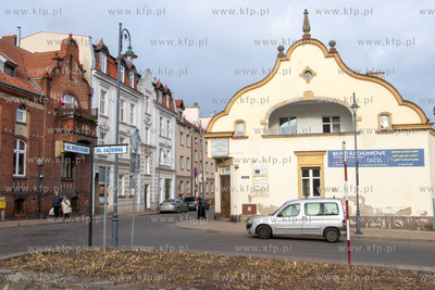 Skrzyżowanie ulic Tadeusza Kościuszki i Łaziennej...