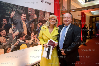 Pierwszy oficjalny polski pokaz filmu Andrzeja Wajdy...