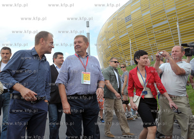 Dzien otwarty nowego gdanskiego stadionu PGE Arena,...