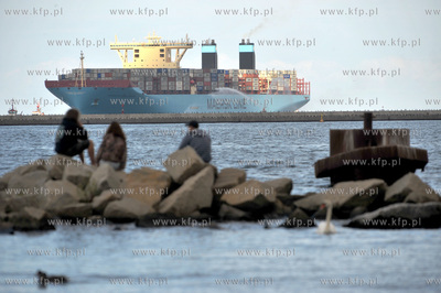 Najwiekszy kontenerowiec swiata Maersk Mc-Kinney Moller...