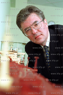 Janusz Szlanta - prezes zarzadu Stocznia Gdynia S.A.21.02.2002fot....