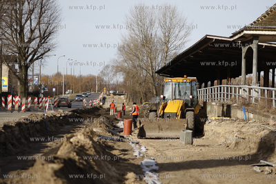 Gdansk Brzezno. Remont tramwajowego torowiska w ramach...