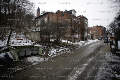 Biskupia Gorka w Gdansku. Kamienice przy ul. Na Stoku.10.12.2013fot....