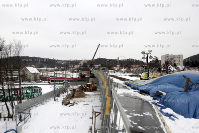 Budowa linii Pomorskiej Kolei Metropolitalnej. Nz....
