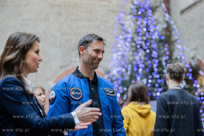 Wizyta astronauty Sławosza Uznańskiego-Wiśniewskiego...