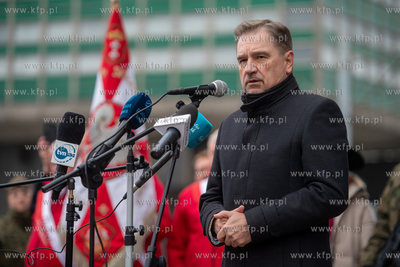 Budynek NSZZ Solidarność w Gdańsku. Uroczystość...