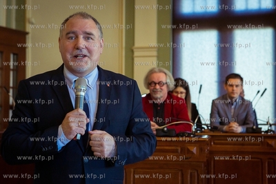 Gdańsk, Nowy Ratusz. Uroczystości związane ze ślubowaniem...
