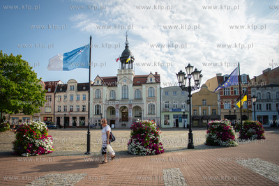 Wejherowo. Rynek w Wejherowie - Plac Jakuba Wejhera....
