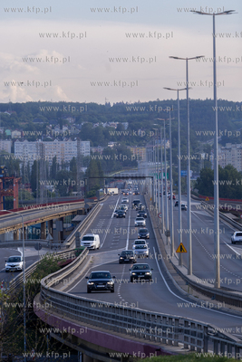 Gdynia. Trasa im. Eugeniusza Kwiatkowskiego . 01.06.2024...