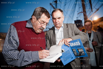 Gdynia. Gunter Grass, pisarz niemiecki, laureat Nagrody...