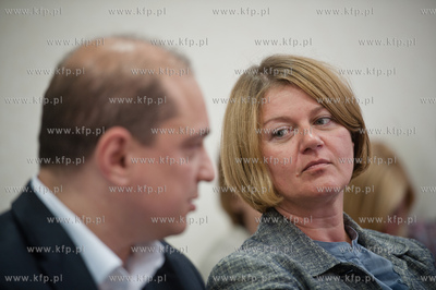 Gdansk. Hotel Wolne Miasto. Konferencja prasowa Europejskiego...