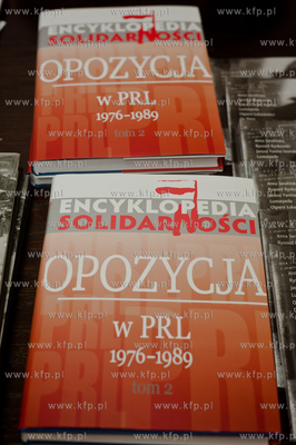 Gdansk. Sala BHP Stoczni Gdanskiej. Prezentacja 2 tomu...