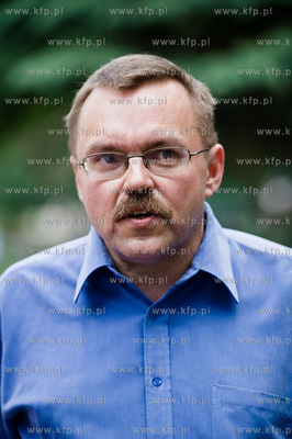 Gdansk. Park przy pomniku Swietopelka. Konferencja...