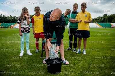 Gdansk. Stadion Miejski przy ul. Traugutta. Miedzynarodowy...