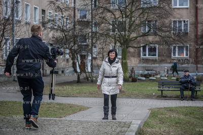 Gdansk. Nowy Port. Kandydaci do Rady Dzielnicy zwiazani...
