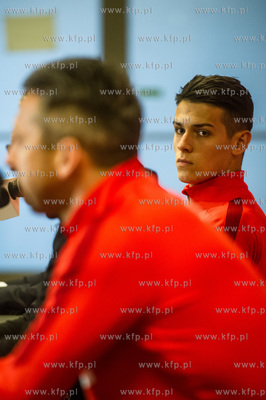 Gdansk. Stadion Energa. Konferencja prasowa poprzedzajaca...