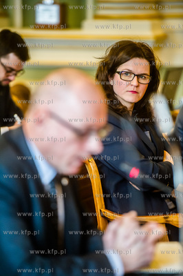 Gdansk. Nowy Ratusz. XXXIV Sesja Rady Miasta Gdanska....