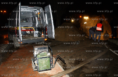 Gdansk. Skrzyzowanie ulic Chlopskiej i Obroncow Wybrzeza....