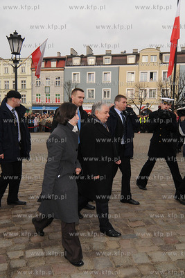 Wizyta prezydenta Lecha Kaczynskiego w Wejherowie....