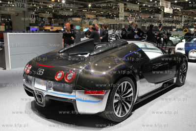 Targi motoryzacyjne w Genewie. NZ. Bugatti Grand Sport
03.03.2010...