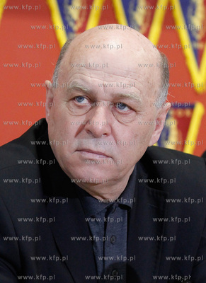 Prezes PZPN Grzegorz Lato w wizyta Szczecinie, gdzie...