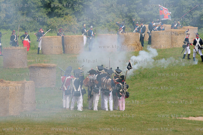 Rekonstrukcja bitwy z okresu kampanii napoleonskiej...