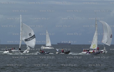 Sopot. Zatoka Gdanska k. Molo. Energa Sopot Match Race...