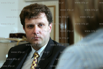 Jacek Karnowski -prezydent Sopotu.25.11.2003fot....