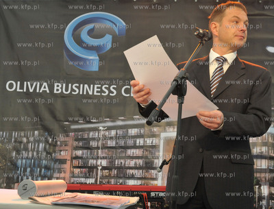 Uroczystosc wmurowania kamienia wegielnego pod budowe...