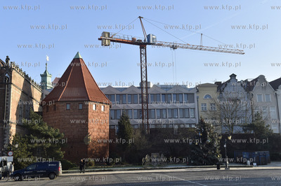 Gdańsk. Baszta Słomiana przy Targu Węglowym. 09.01.2018...