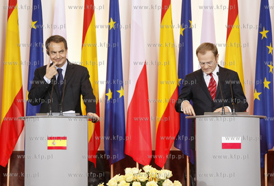 Sopot. Spotkanie premiera RP Donalda Tuska z premierem...