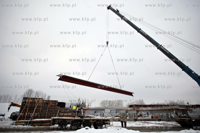 Gdansk. Trwa budowa Trasy Sucharskiego, która to ma...