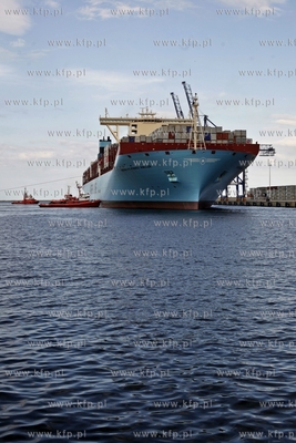 Najwiekszy kontenerowiec swiata Maersk Mc-Kinney Moller...