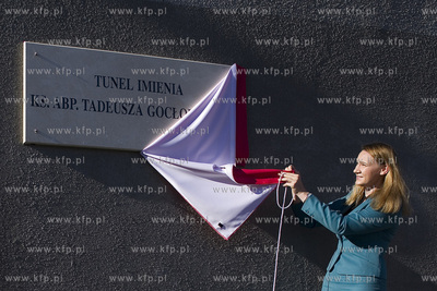 Uroczystości z okazji nadania tunelowi pod Martwą...