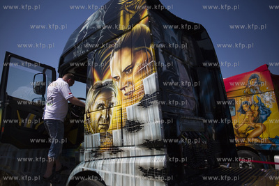 Pruszcz Gdański. Zlot pojazdów ciężarowych NAFRI...