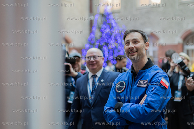 Wizyta astronauty Sławosza Uznańskiego-Wiśniewskiego...