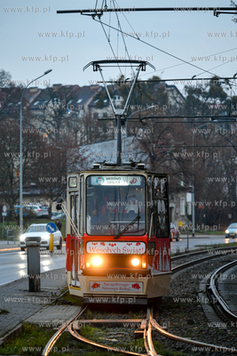 Pętla Siedlce. Świąteczny, mikołajkowy tramwaj...