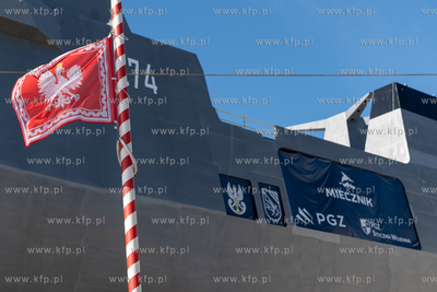 Stocznia Marynarki Wojennej PZG w Gdyni. Uroczystość...