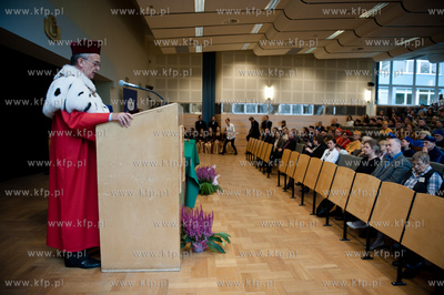 Gdansk. Uniwersytet Gdanski. Aula wydzialu Filologicznego....