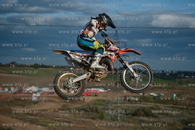 Gdansk. Tor motocrossowy przy ul. Starogardzkiej. Zawody...
