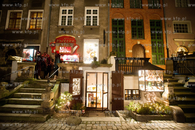 Gdansk. Swieta na Mariackiej, Mariacka na swieta, projekt...