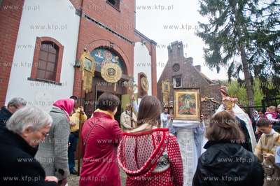 Gdansk. Poniedzialek Paschy w Cerkwi Prawoslawnej sw....